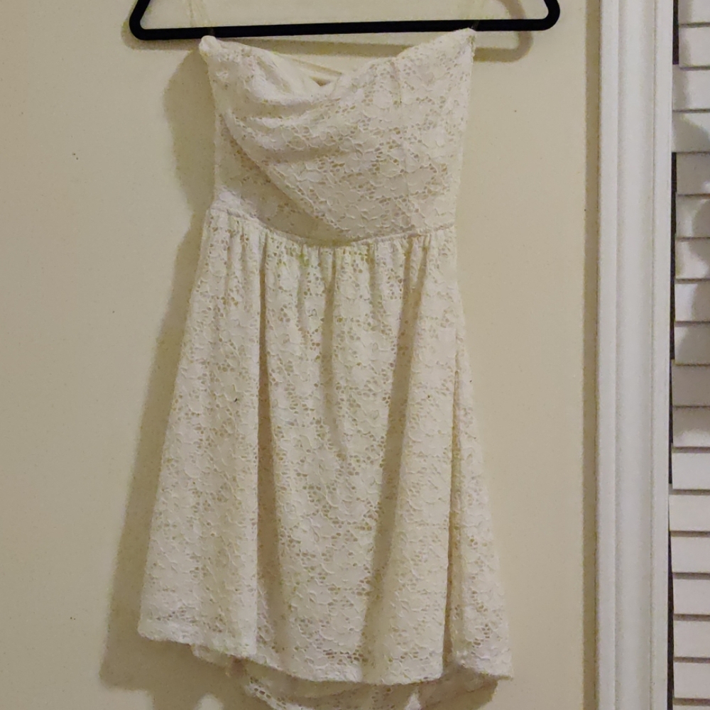 Laced Open Back Dress